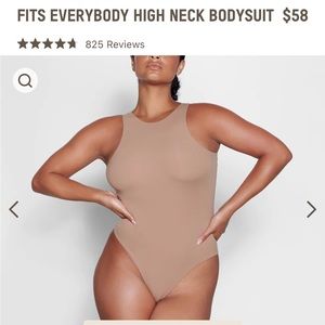 Skims Fits Everybody High Neck Bodysuit